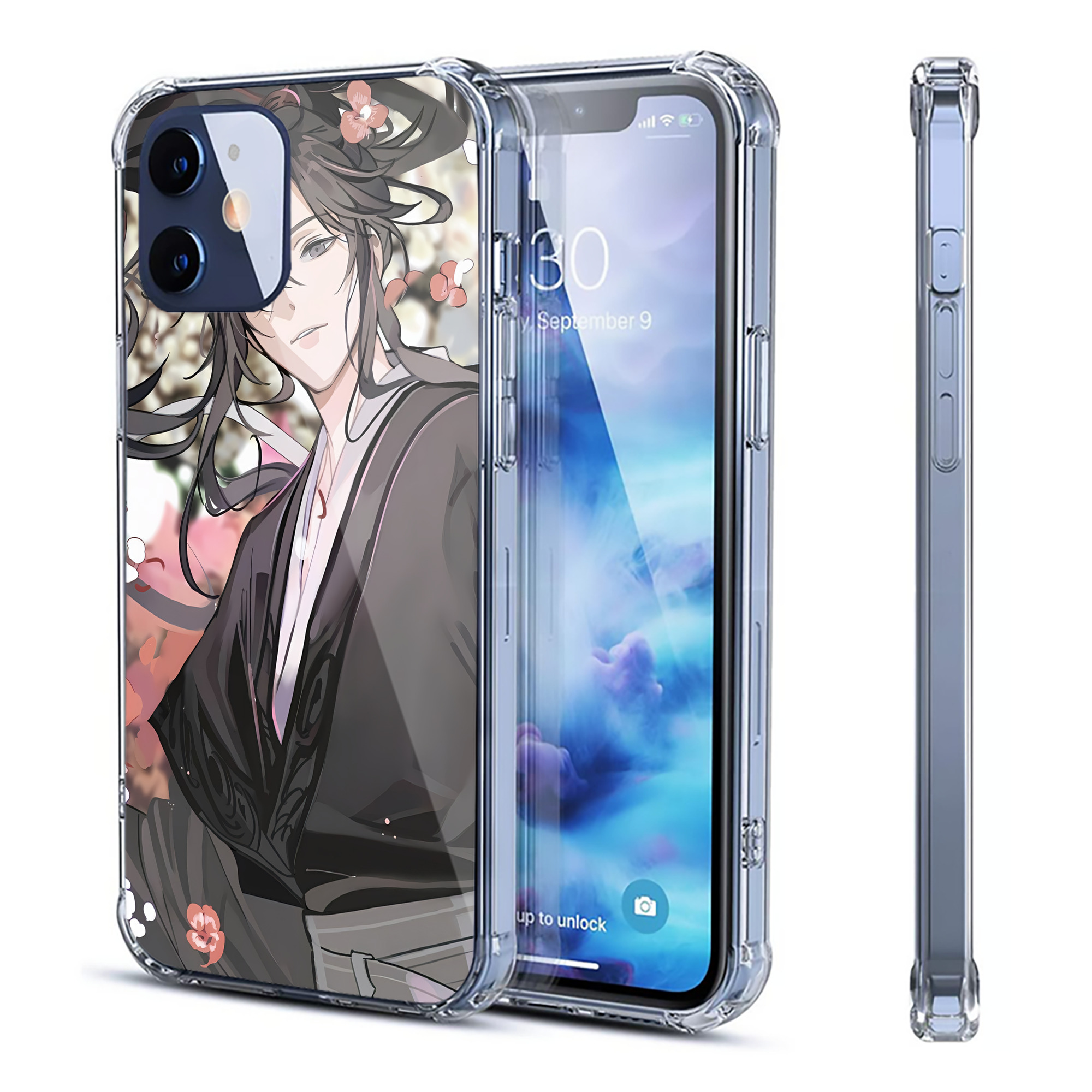 （画像用） 刀剣乱舞 Touken Ranbu 【iPhone 12シリーズ対応】透明スマホケース（クリアソフトケース）